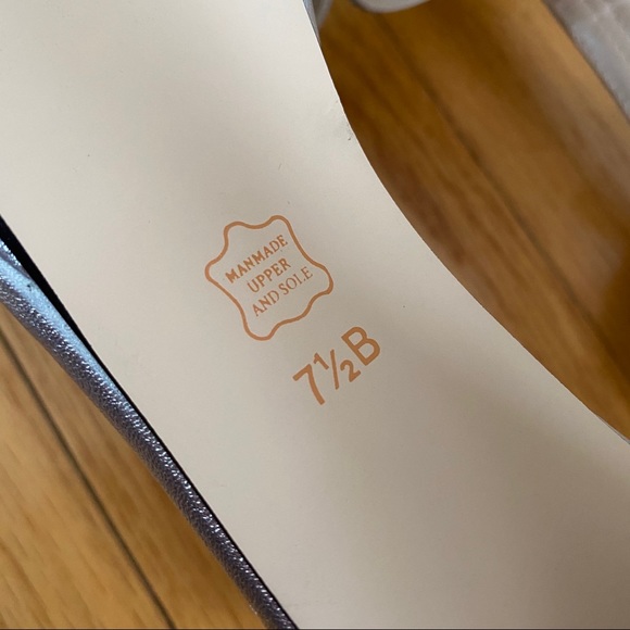 Caparros Silver Studded Rhinestone Heels - Picture 5 of 6